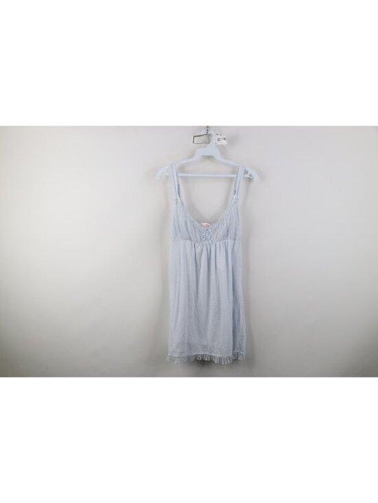 Oscar de la Renta Other - Vintage Y2K Oscar de la Renta Womens XL Babydoll Lace Ruffled Chiffon Night Gown
